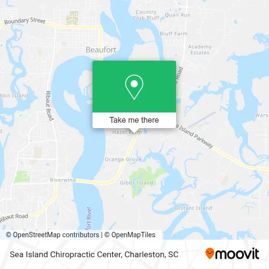 Sea Island Chiropractic Center map