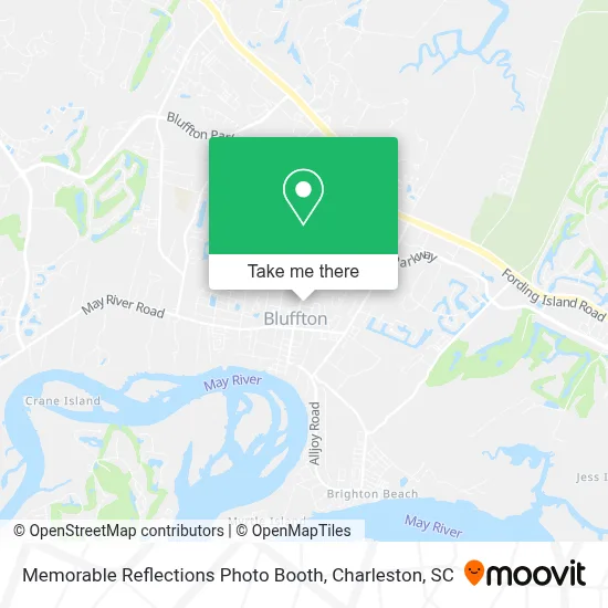 Memorable Reflections Photo Booth map