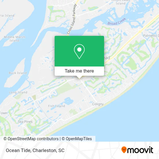 Ocean Tide map
