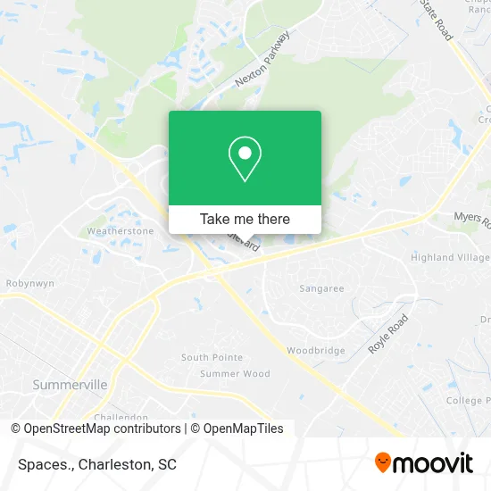 Spaces. map