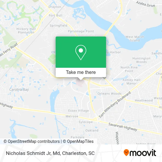Nicholas Schmidt Jr, Md map