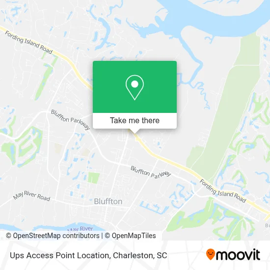 Ups Access Point Location map