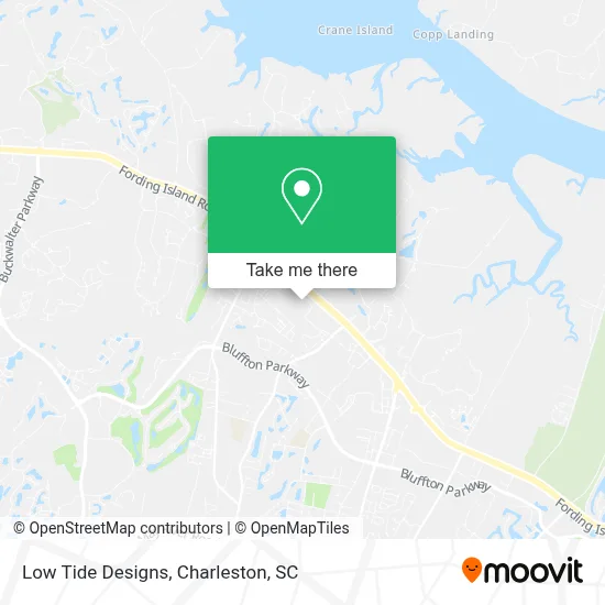 Low Tide Designs map