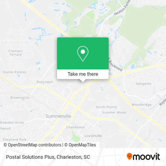 Postal Solutions Plus map