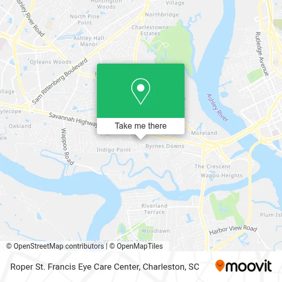 Roper St. Francis Eye Care Center map