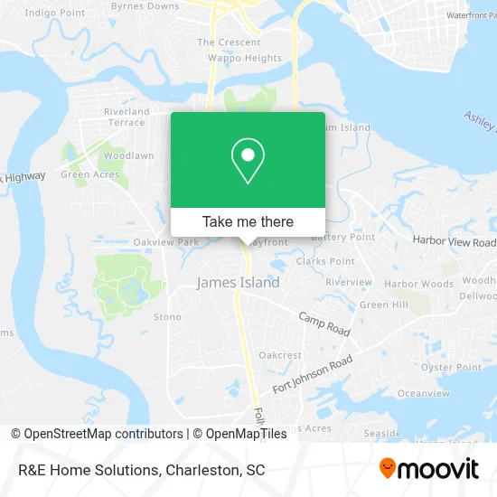 R&E Home Solutions map