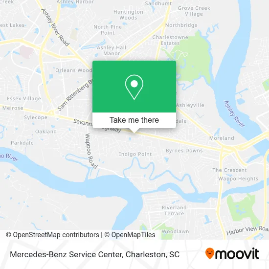Mercedes-Benz Service Center map