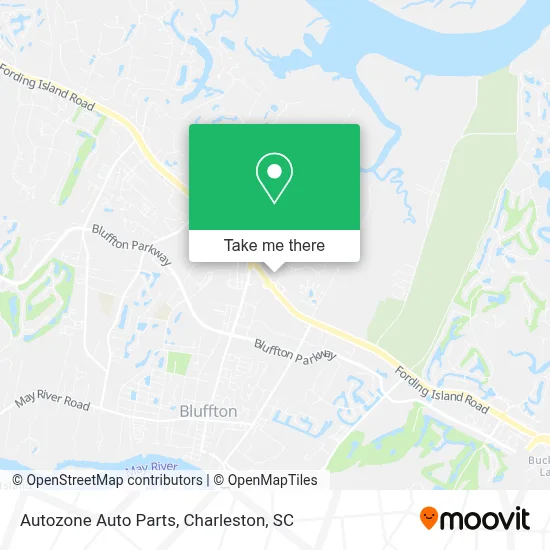 Autozone Auto Parts map