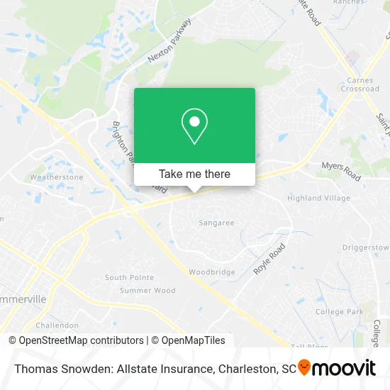 Thomas Snowden: Allstate Insurance map