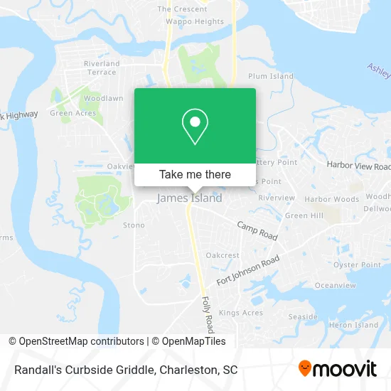 Randall's Curbside Griddle map