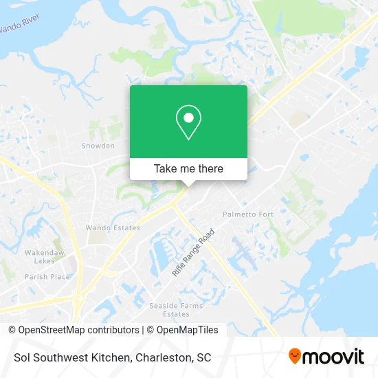 Sol Southwest Kitchen map