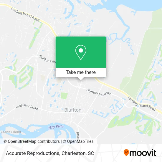 Accurate Reproductions map