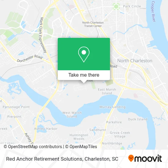 Red Anchor Retirement Solutions map