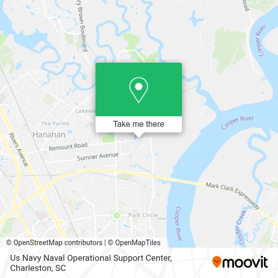 Us Navy Naval Operational Support Center map
