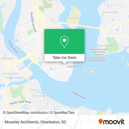 Moseley Architects map