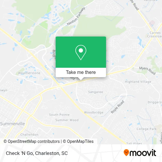 Check 'N Go map