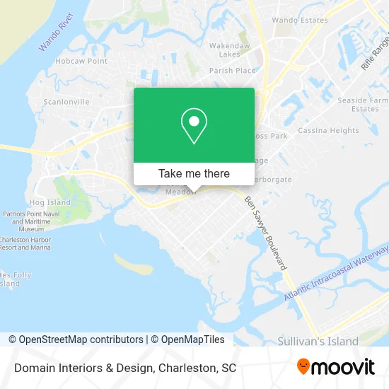 Domain Interiors & Design map