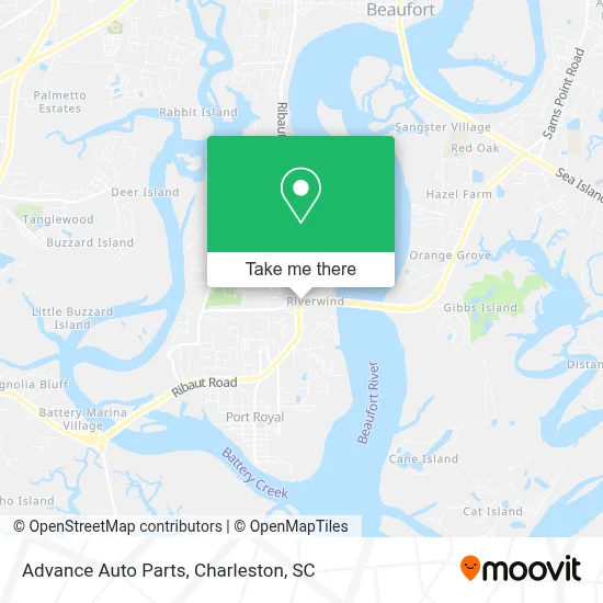 Advance Auto Parts map