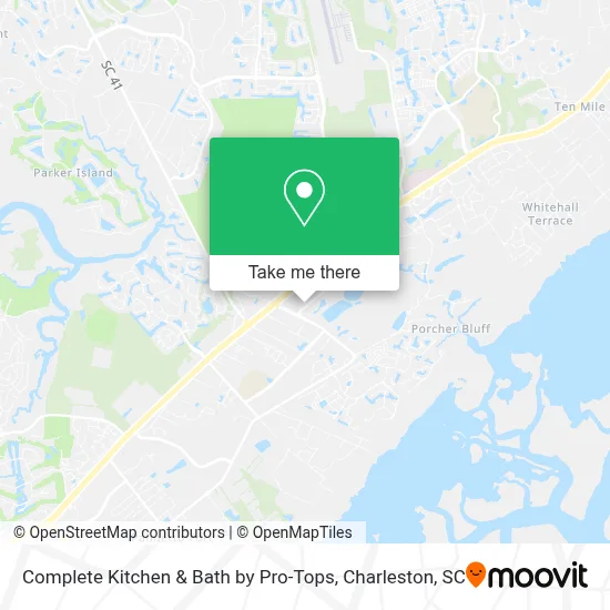 Complete Kitchen & Bath by Pro-Tops map