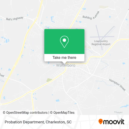 Probation Department map
