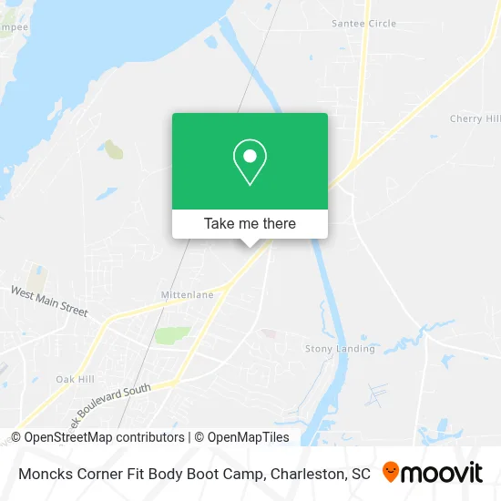 Moncks Corner Fit Body Boot Camp map