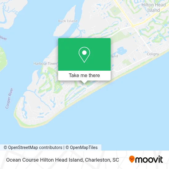 Ocean Course Hilton Head Island map