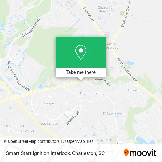 Smart Start Ignition Interlock map