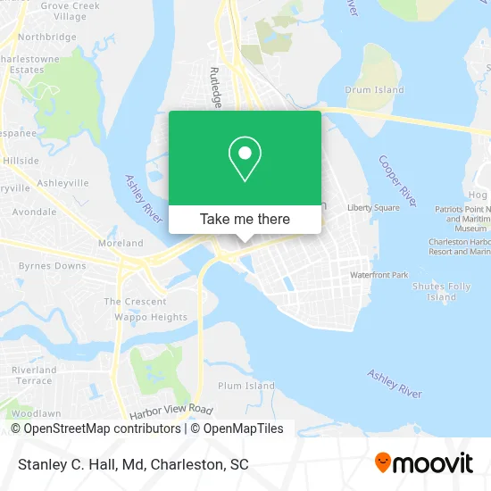 Stanley C. Hall, Md map