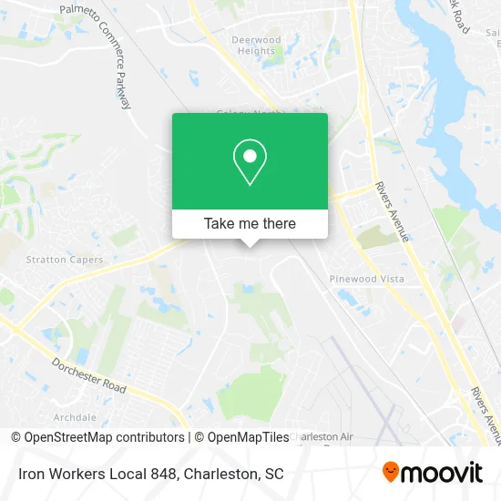 Iron Workers Local 848 map