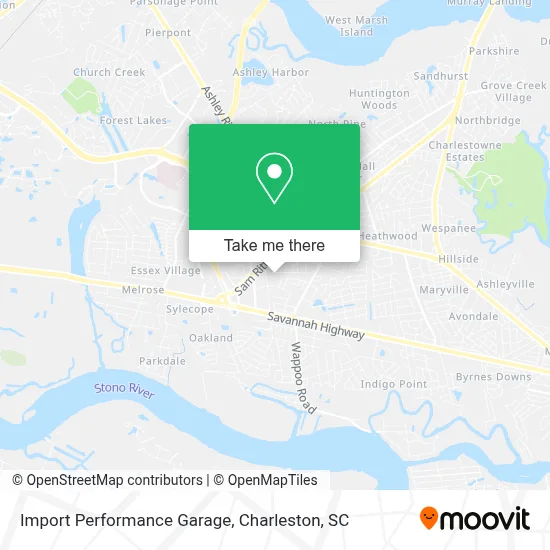 Import Performance Garage map