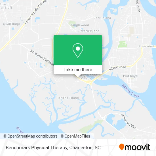 Benchmark Physical Therapy map
