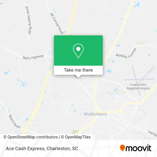 Ace Cash Express map