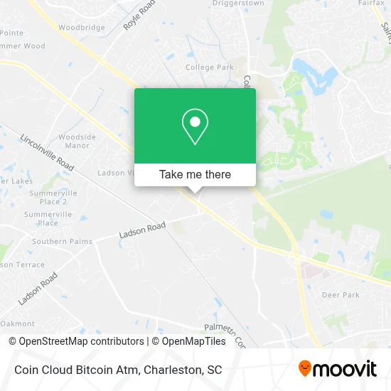 Coin Cloud Bitcoin Atm map