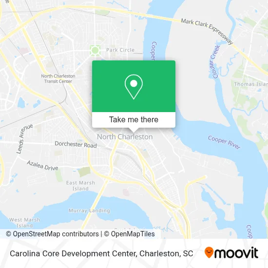 Carolina Core Development Center map