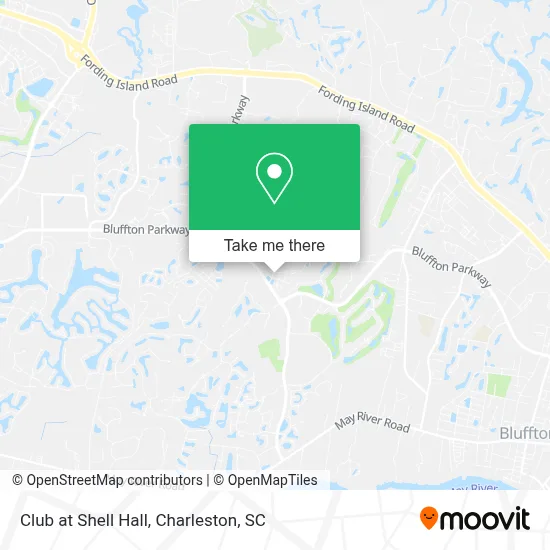 Club at Shell Hall map