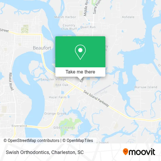 Swish Orthodontics map