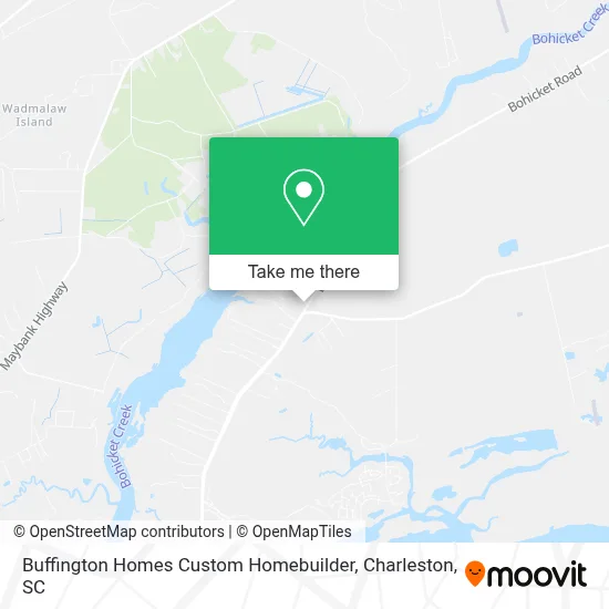 Buffington Homes Custom Homebuilder map