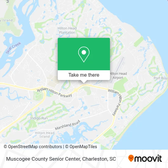 Muscogee County Senior Center map
