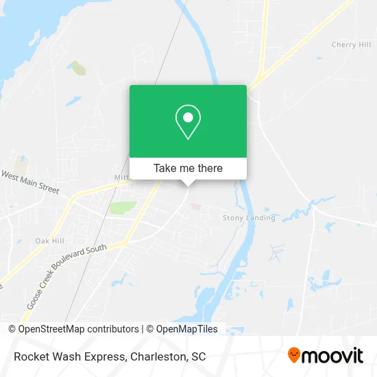 Rocket Wash Express map