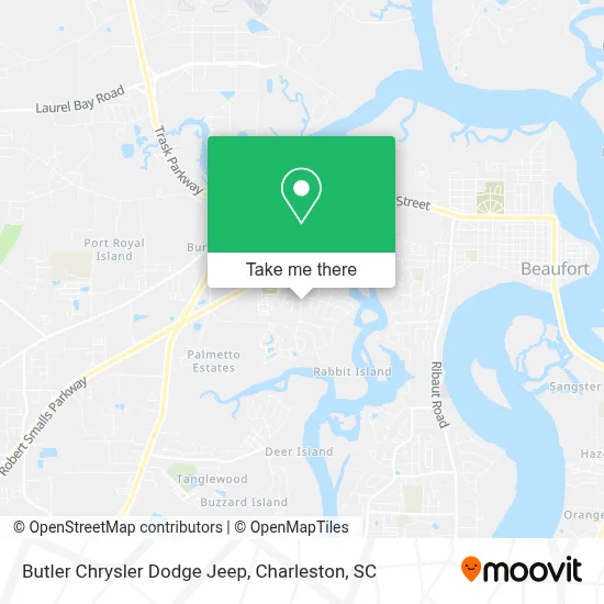 Butler Chrysler Dodge Jeep map