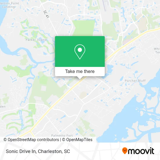 Sonic Drive In map