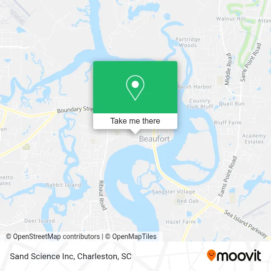 Sand Science Inc map