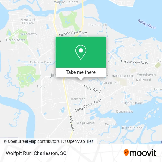 Wolfpit Run map
