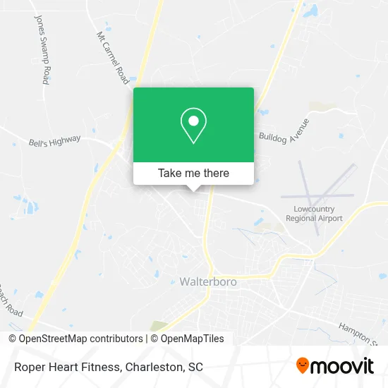 Roper Heart Fitness map