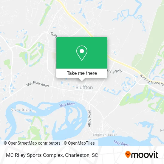 MC Riley Sports Complex map