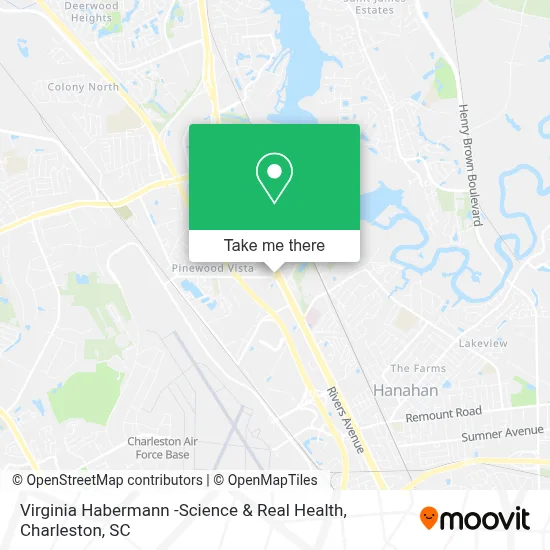 Virginia Habermann -Science & Real Health map
