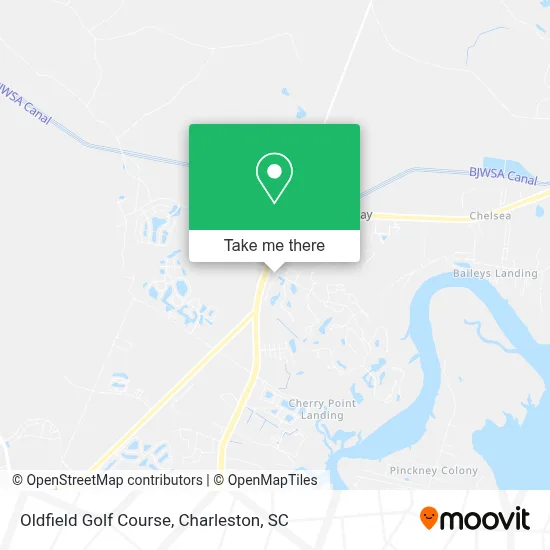 Oldfield Golf Course map