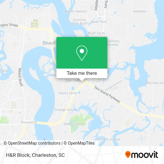 H&R Block map