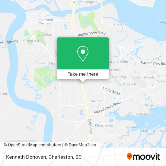 Kenneth Donovan map