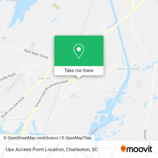 Ups Access Point Location map